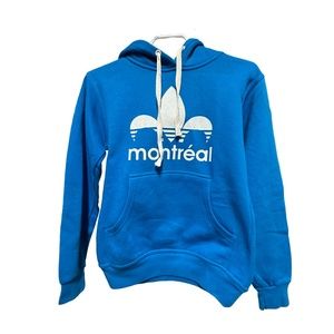 Adidas: Montreal Blue Sport Hoodie with Pockets